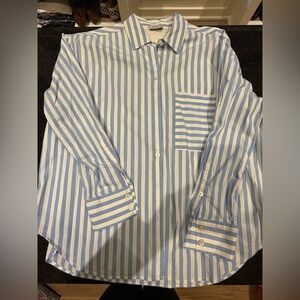 AYR The Deep End Sky and White Striped Cotton